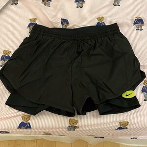 Nike black running shorts